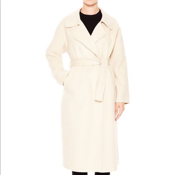 sandro belted coat